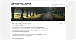 Desktop Screenshot of jesusistheanswer.info
