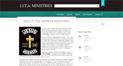 Desktop Screenshot of jesusistheanswer.org