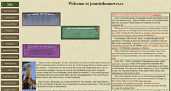 Desktop Screenshot of jesusistheanswer.cc